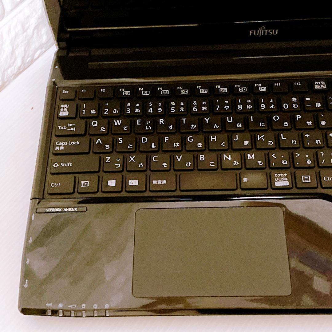 ノートパソコン 富士通 Windows11 i7 8GB 快速！SSD