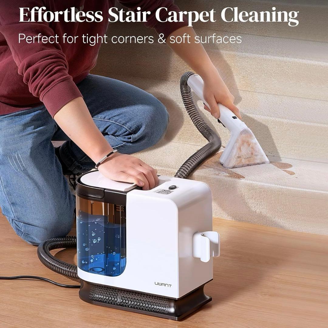 リンサークリーナー 600W強力モーター搭載カーペットクリーナー