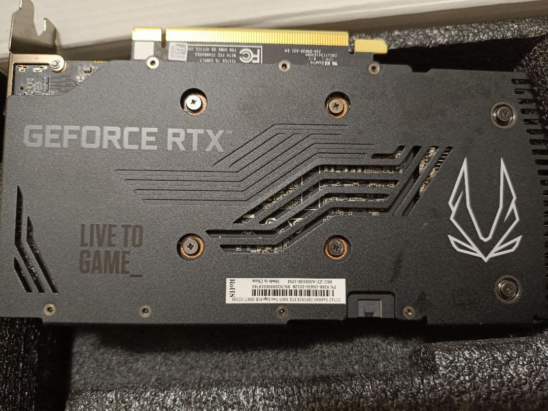 ZOTAC RTX3060ti 訳あり品