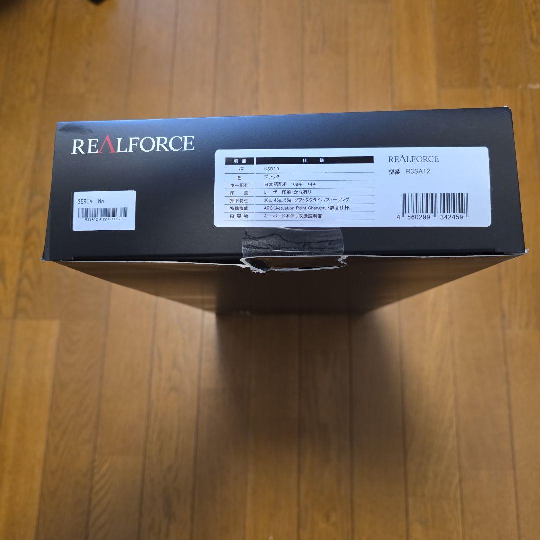 REALFORCE R3S キーボード 変荷重 R3SA12
