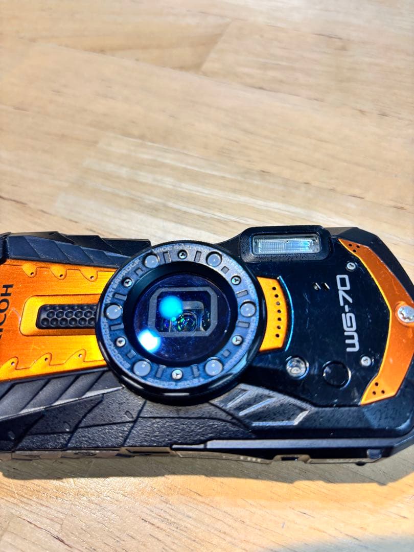 RICOH リコー WG-70 デジタルカメラ オレンジ