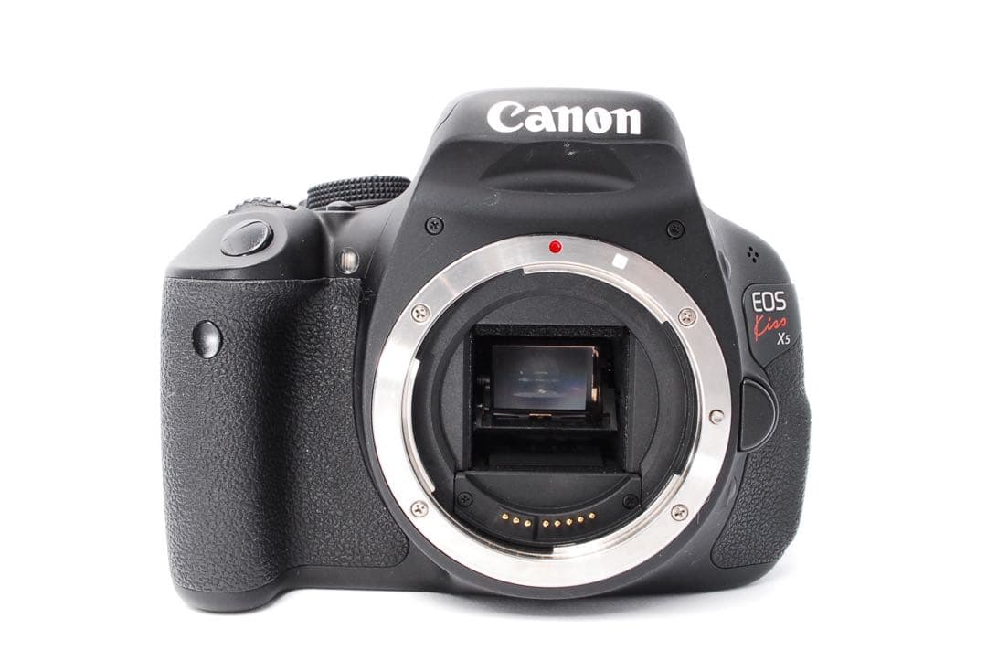 Canon kiss X5 一眼レフ☆望遠付きWレンズ☆付属品付きすぐ使える☆