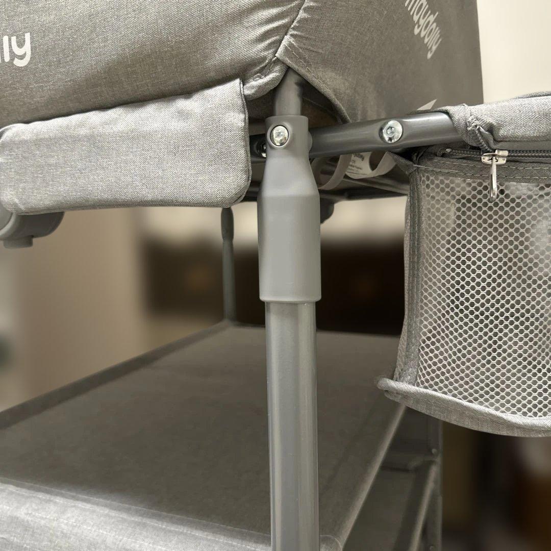 maydolly おむつ替えマット グレー 星柄