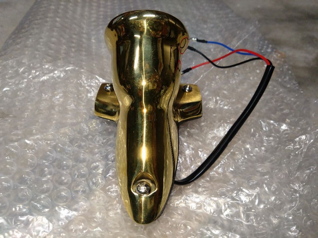 真鍮製 LED テールランプ チョッパー ハーレー ショベルヘッド パンヘッド