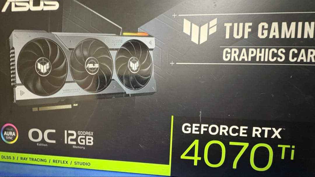 ASUS RTX4070Ti 搭載ビデオカード OC edition 12GB