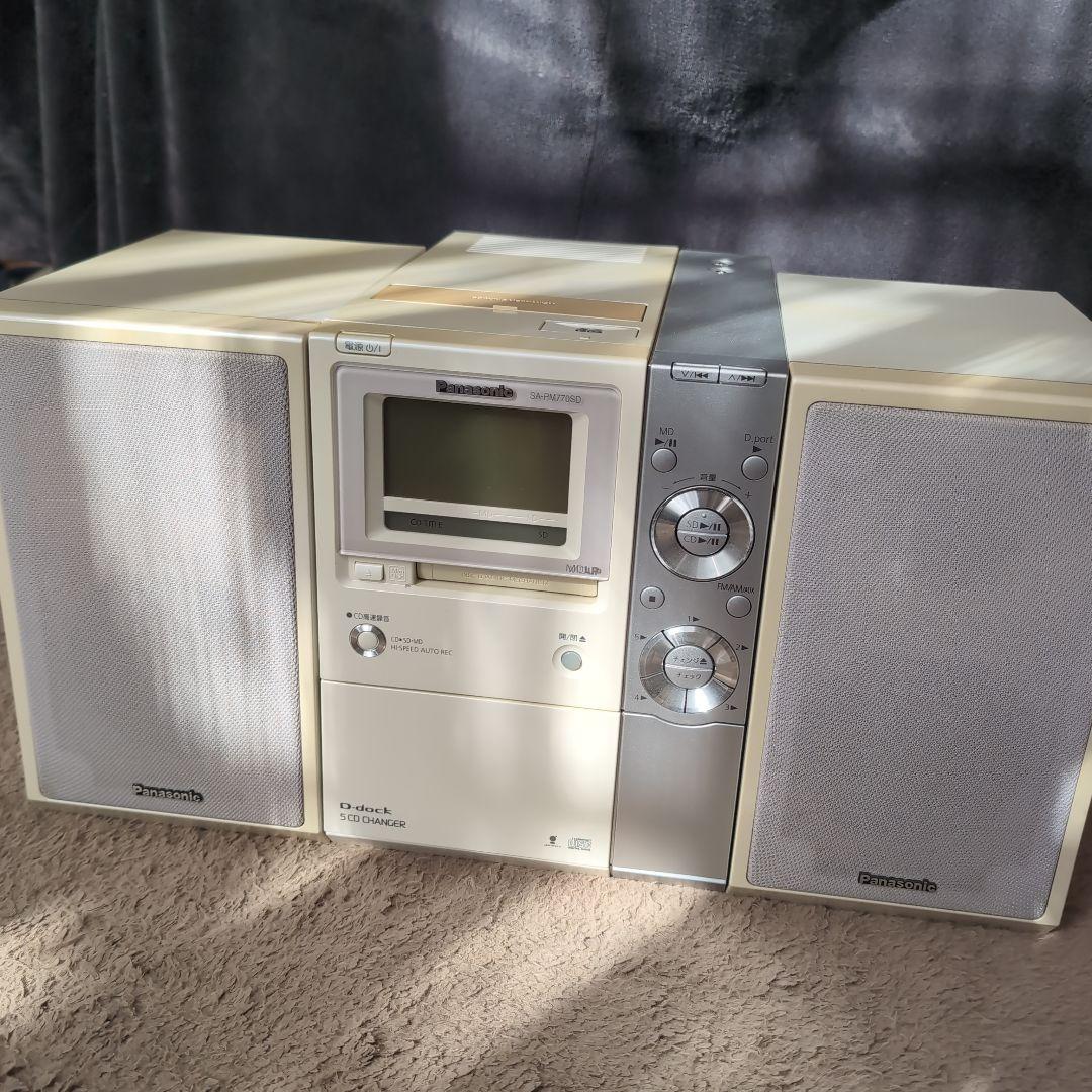 Panasonic D-dock 5CD Changer ミニコンポ