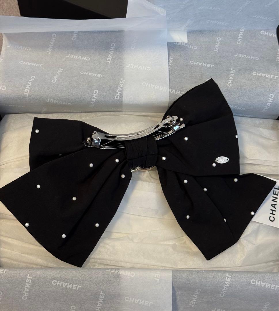 CHANEL リボンバレッタ