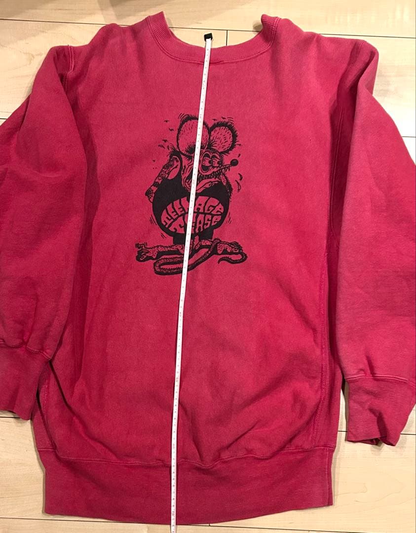 チャンピオン リバースウィーブ USA製 ラットフィンク スウェット