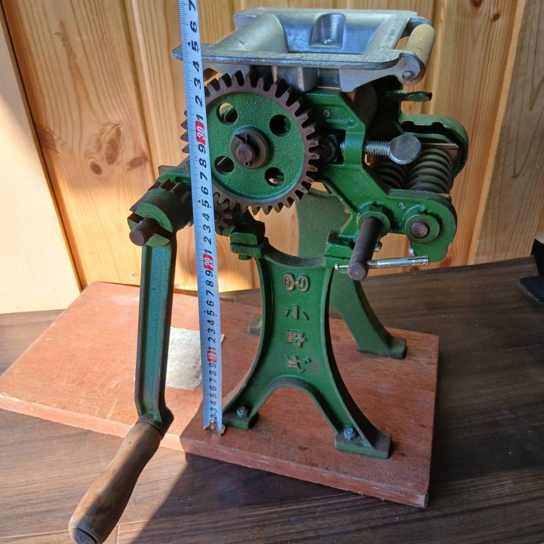 【動作良好】小野式製麺機 2型両刃 手動製麺機 ラーメン・うどん・そば