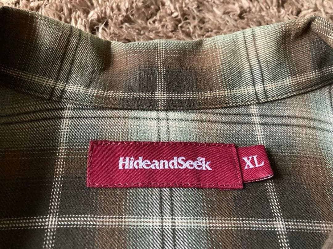 HIDEANDSEEK ハイドアンドシーク オンブレ チェックシャツキムタクXL