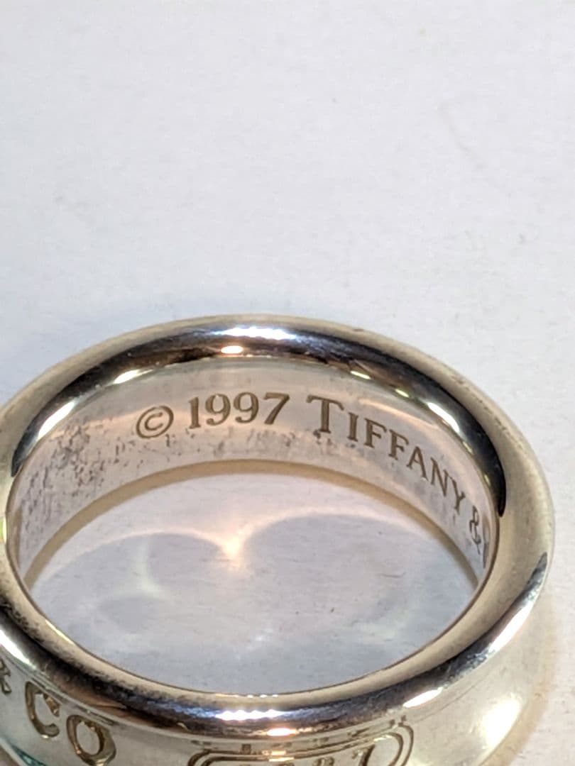 Tiffany & Co. シルバー925　ナローリング　ミディアム