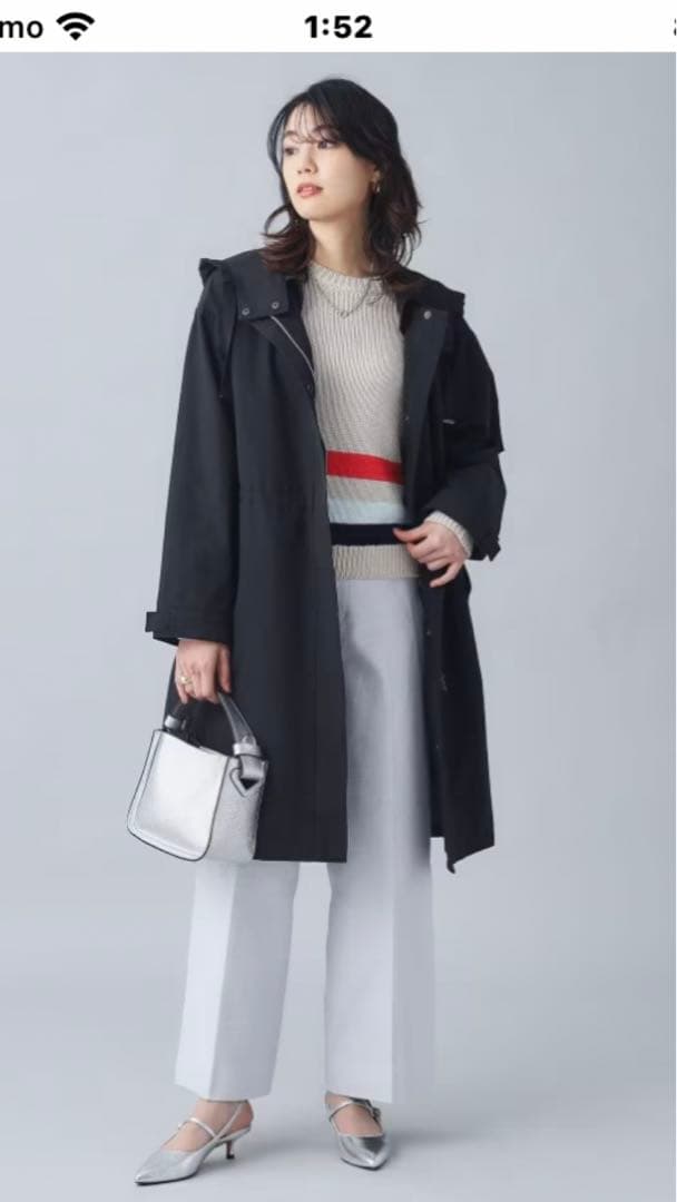 ロングコート　ブラウスは付きません！