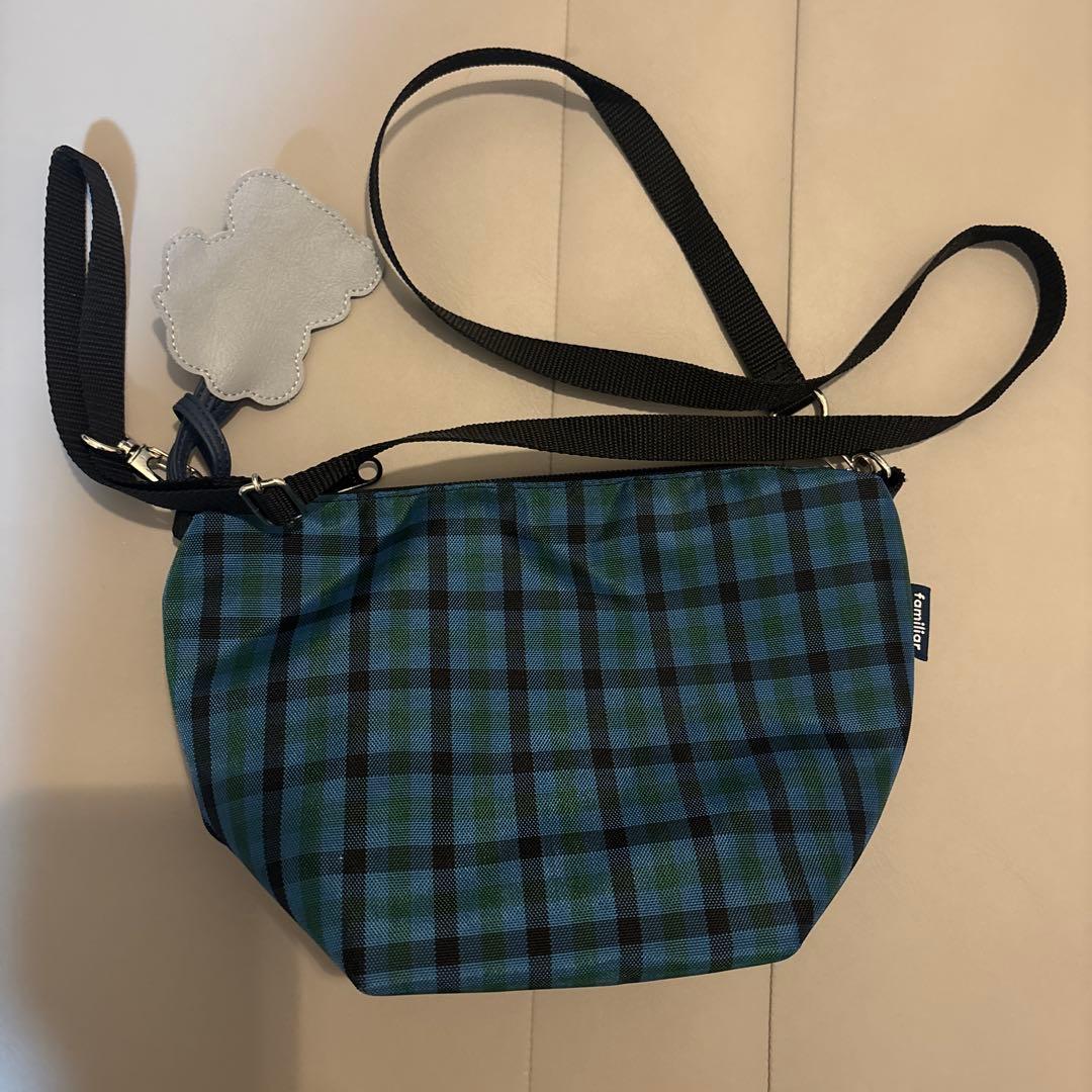 現行品　ファミリア　舟型ナイロンポシェット　XB