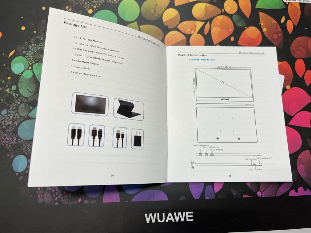 モバイルモニター 16インチ ノートパソコン用 内蔵スタンド付き