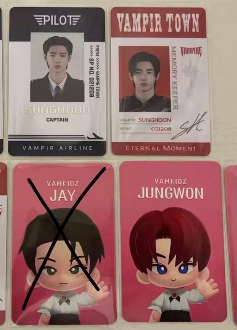 ENHYPEN WORLD ソンフンポップアップ PVC トレカ 3枚セット