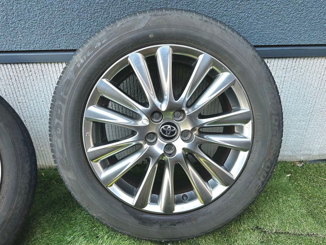 ハリアー60トヨタ 18インチ ホイールセット 純正ホイール