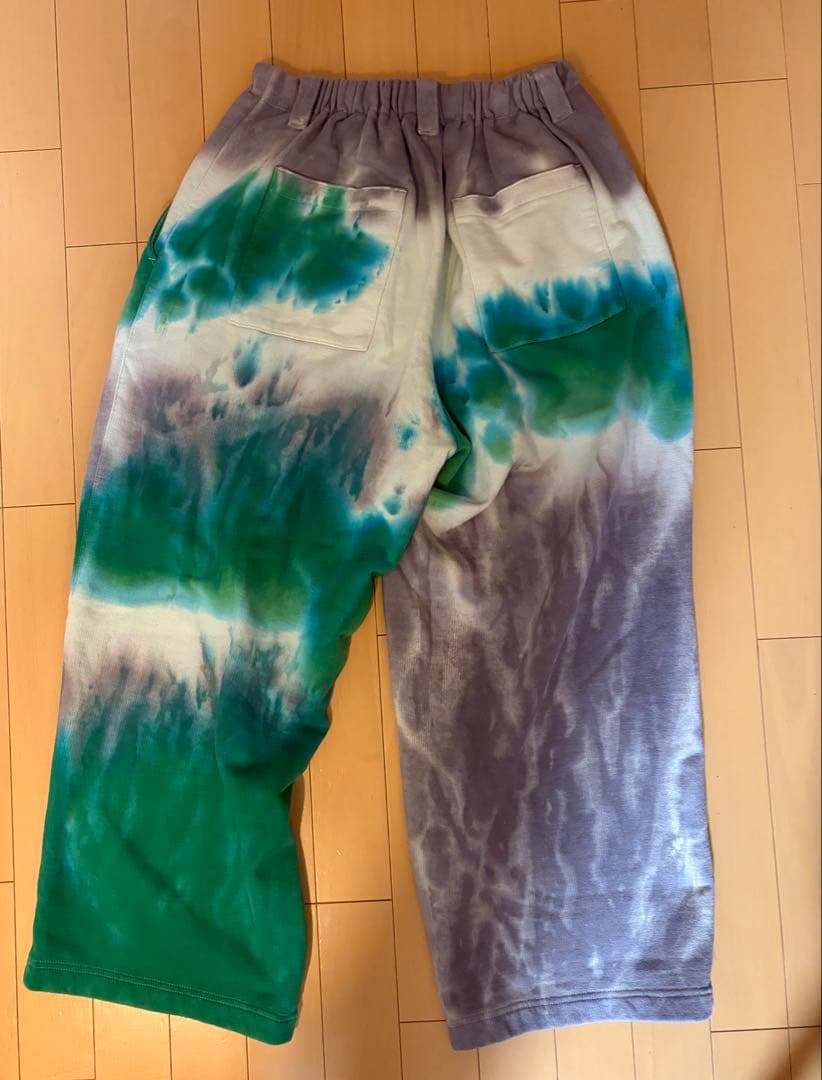 【美品】AMBERGLEAM - Tiedye Pile Pants