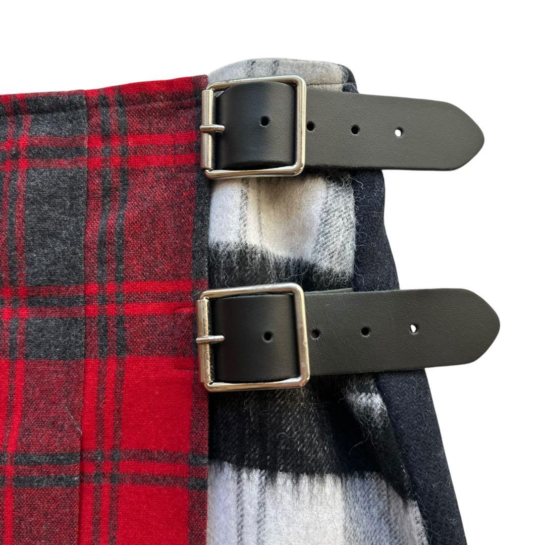 オニールオブダブリン マルチコンビネーションキルト プリーツスカート ロング