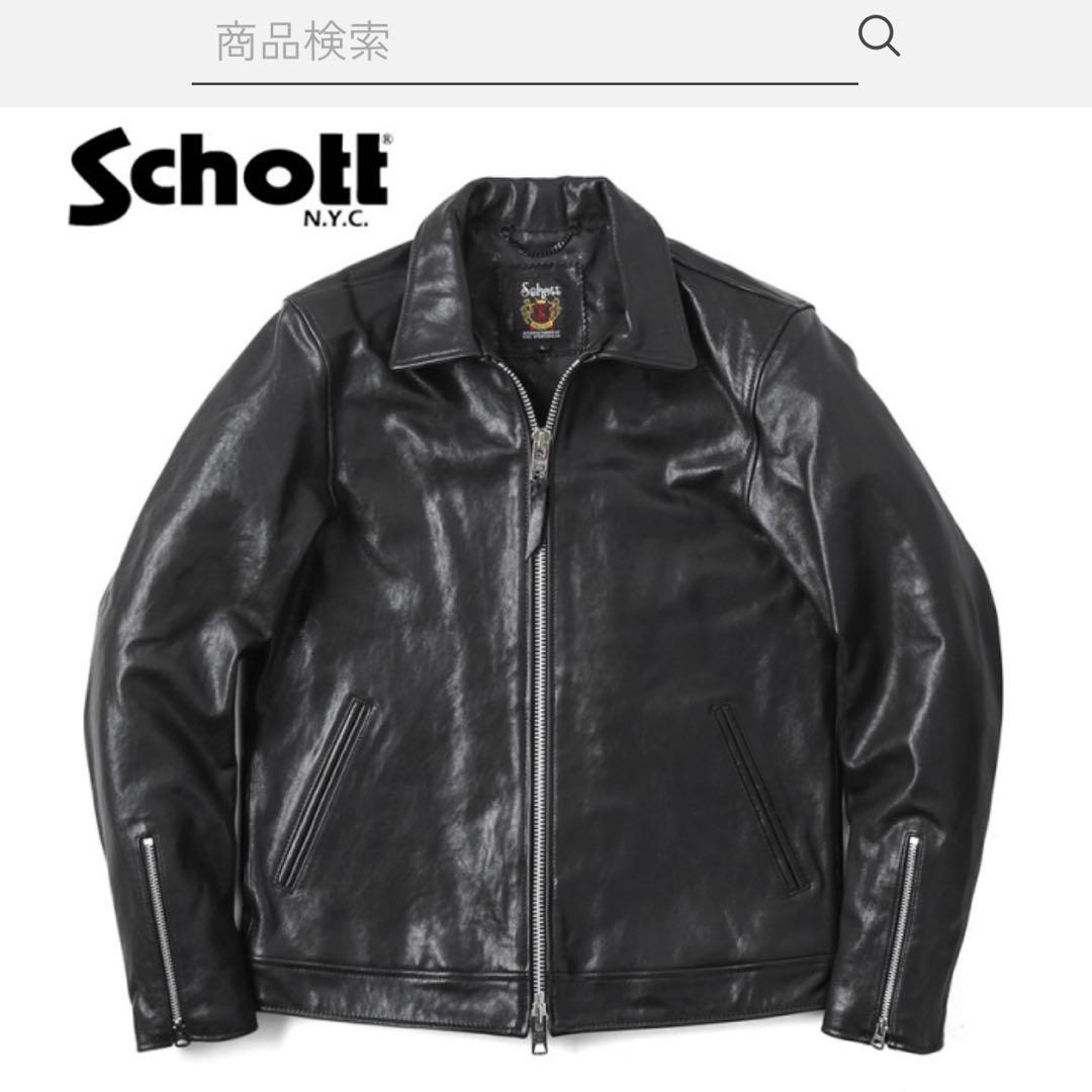 Schott NEW SINGLE BREAST RIDERS ライダース