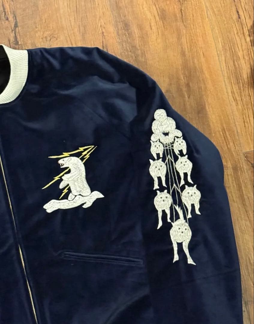 twoface スカジャン 別珍 ALASKA アラスカ スーベニアジャケット