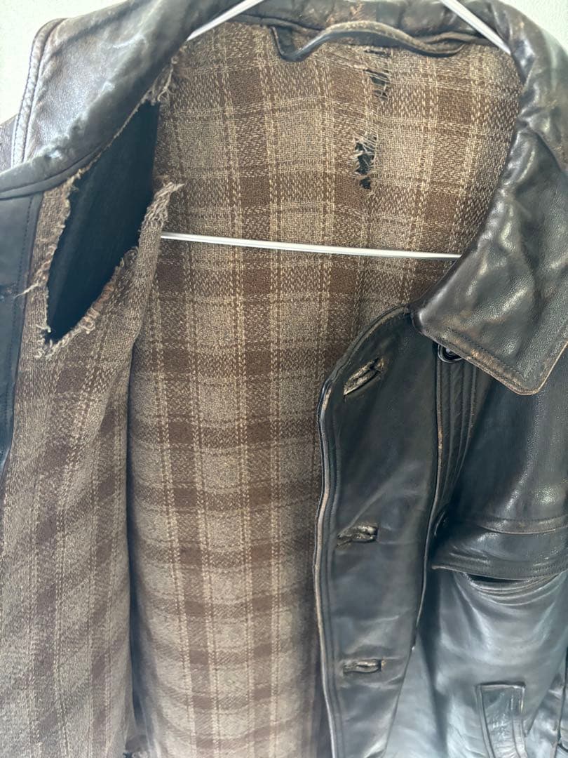 50s フレンチヴィンテージ コルビジェジャケット レザージャケット
