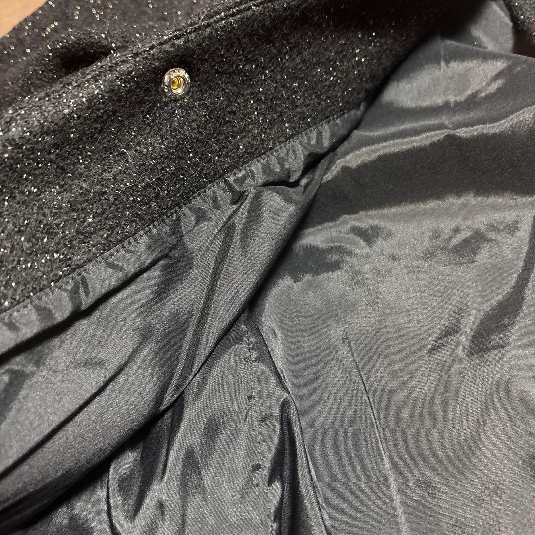 HERNO kids ウールコート 2024年購入 サイズ8 メタリックヤーン