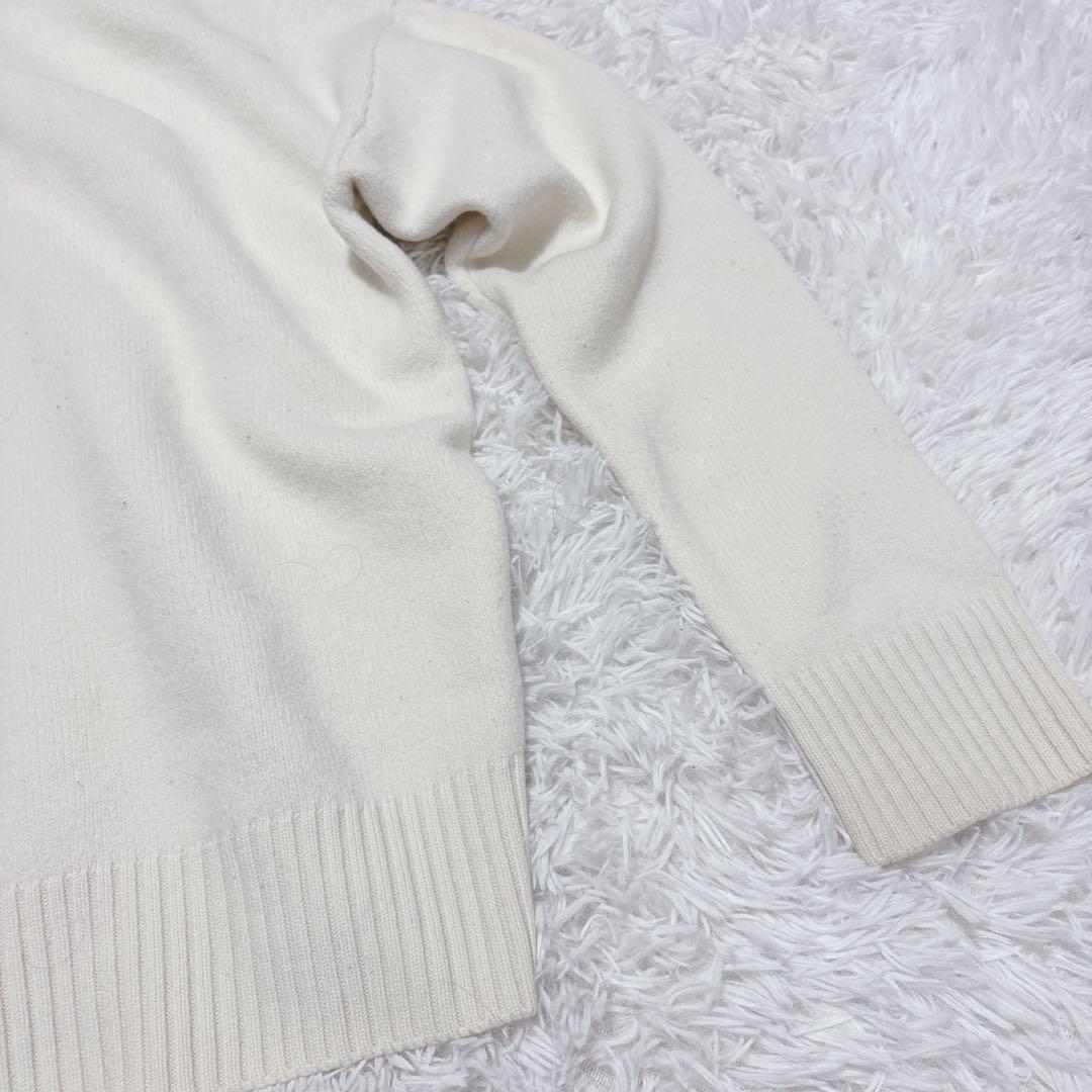 AMI PARIS ハートロゴ タートルネックニット M 厚手 ワンポイントロゴ