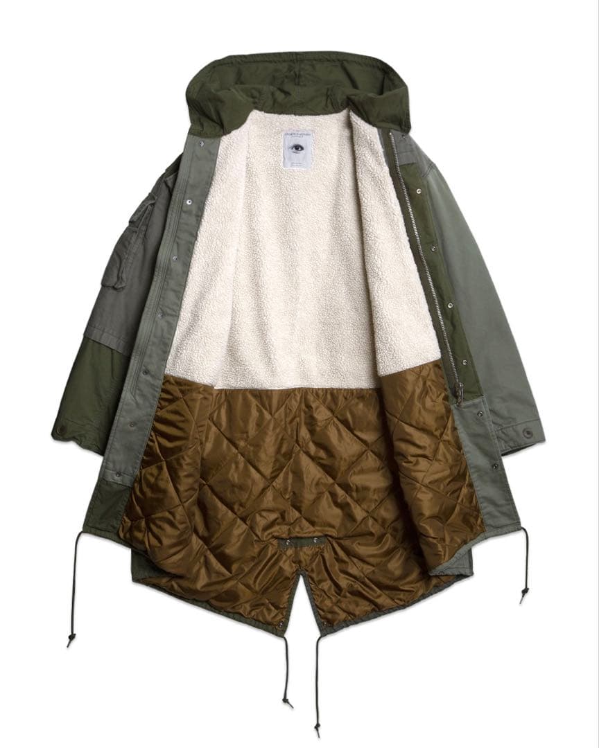 UNDERCOVER ISM アンダーカバーイズム 解体モッズコート 3カーキ