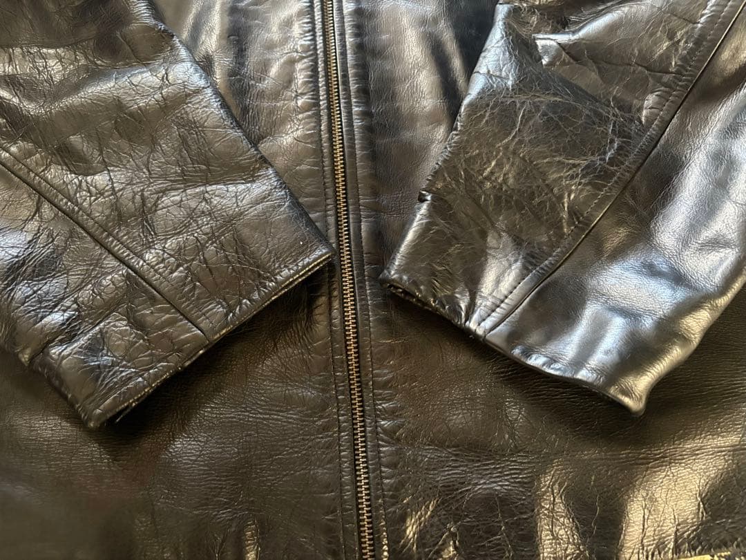 【希少】OLD GAP 黒 レザージャケット XL