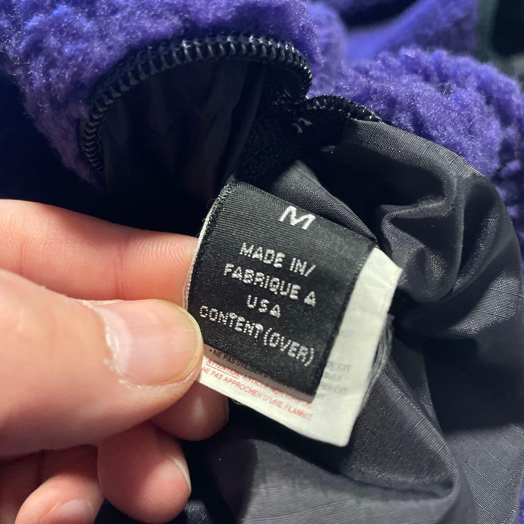 美品 パタゴニア グリセード エッグプラント M パイル フリース パープル