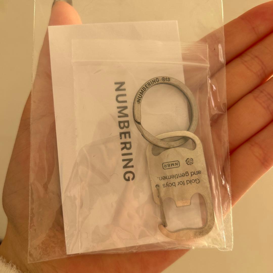 【値下げ】NUMBERING シルバー #1009 キーホルダー/キーリング韓国