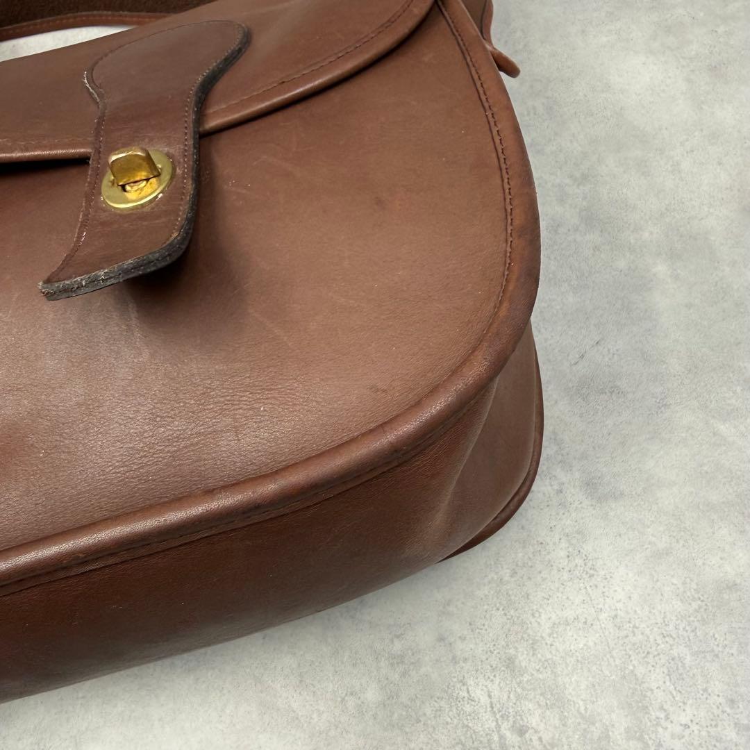 コーチ メトロポリタン ビジネスバッグ ブラウン レザー ターンロック