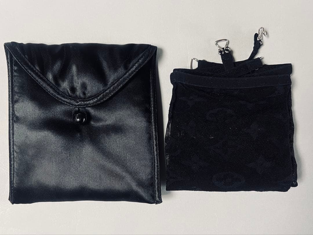 LOUIS VUITTON　レーシーモノグラムソックス　シルクポーチ付　未使用品