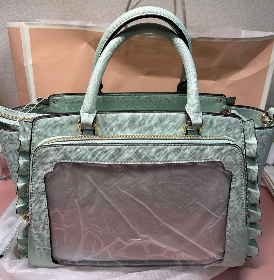 &chouette 推し事バッグ(本体/ストラップ)　ミント　痛バ