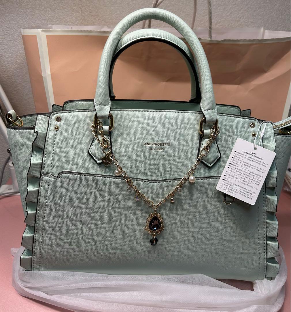 &chouette 推し事バッグ(本体/ストラップ)　ミント　痛バ