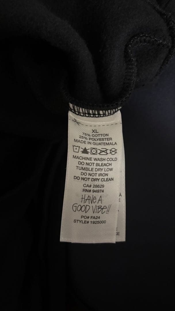 Stüssy ブラック パーカー