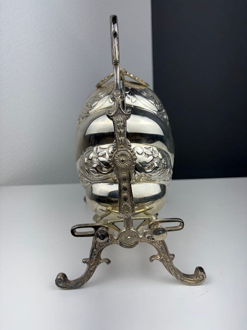 H*2様 アンティーク　シルバープレート　ビスケットウォーマー お菓子入れ