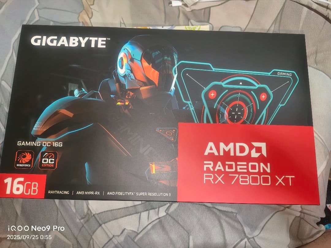 保証期間内(残1年) GIGABYTE 7800XT Gaming OC 16G