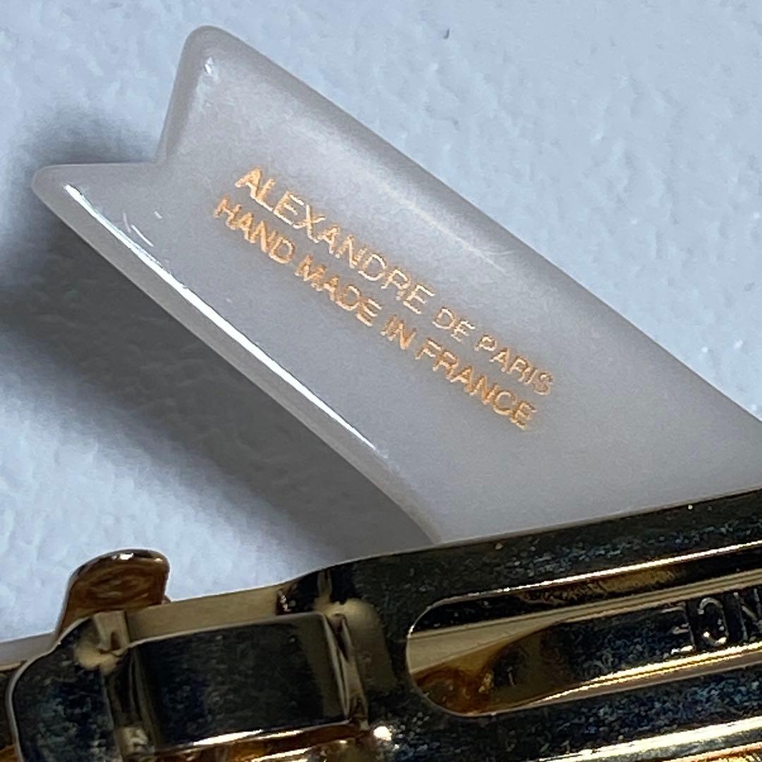 未使用級♡ アレクサンドルドゥパリ 足つきリボンバレッタ スワロフスキー 完売品