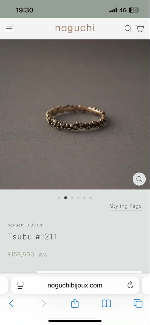 noguchi bijoux ノグチ　tsubu Arts&science