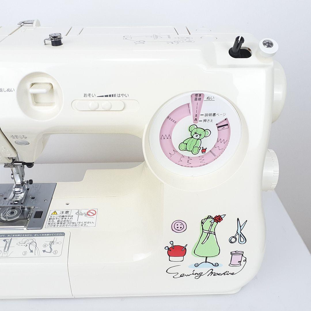 【美品】ジャノメコンパクト電子ミシン本体CL-595　未使用品動作確認済み