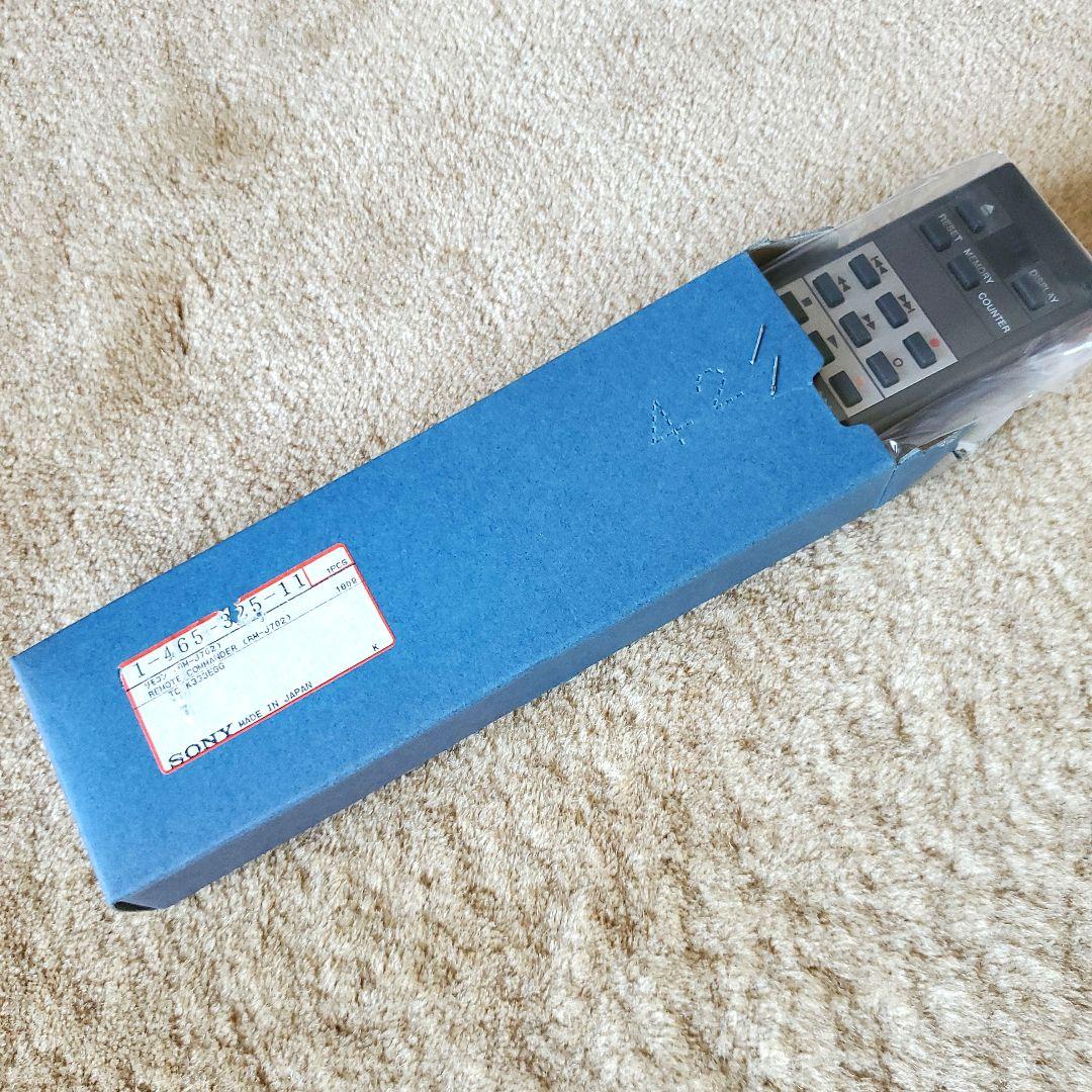 SONY RM-J702 ソニー純正リモコン　【新品未開封】　箱付き　レア
