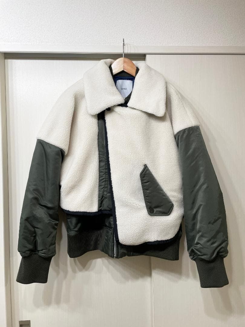 UN3D. ボアドッキングブルゾン 36サイズ