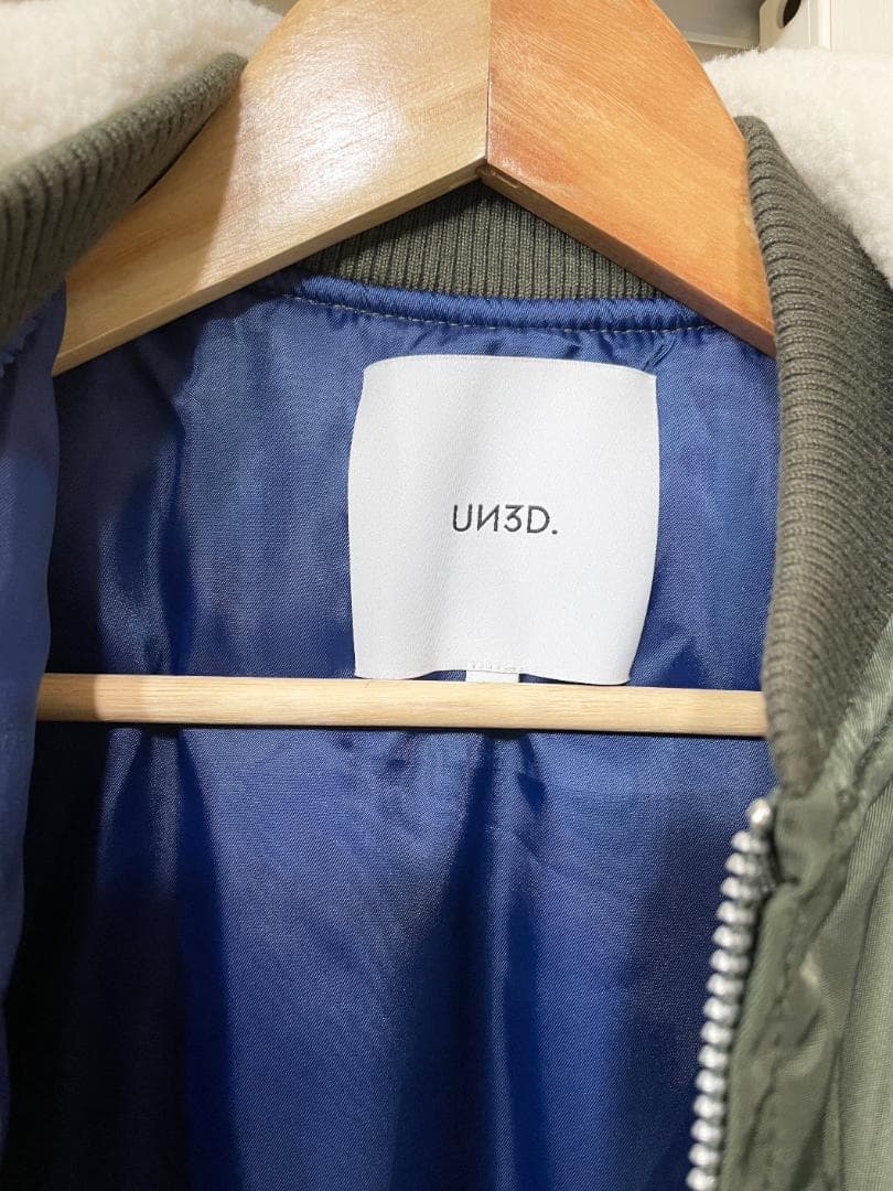 UN3D. ボアドッキングブルゾン 36サイズ