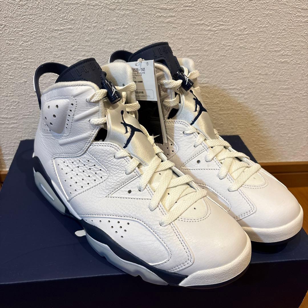 エアジョーダン6 レトロ　ネイビー　新品タグ付き　27.5cm