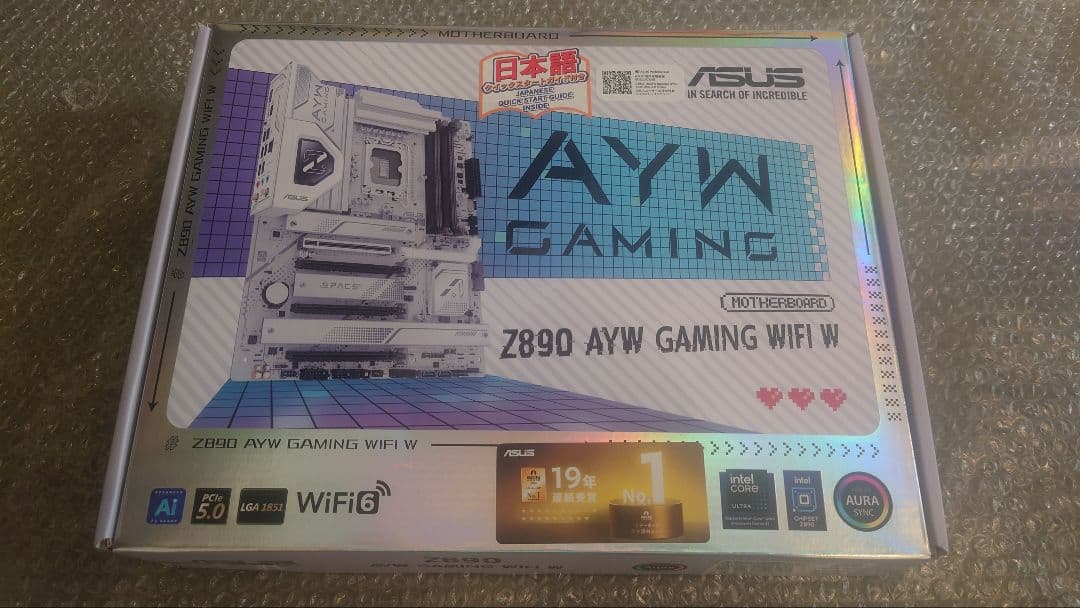 みのんASUS Z890 AYW GAMING WIFI W マザーボード