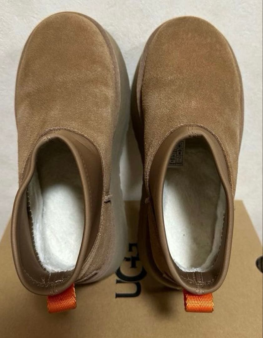 UGG ムートンブーツ キャメル 22cm クラシックディッパーパッファー　美品