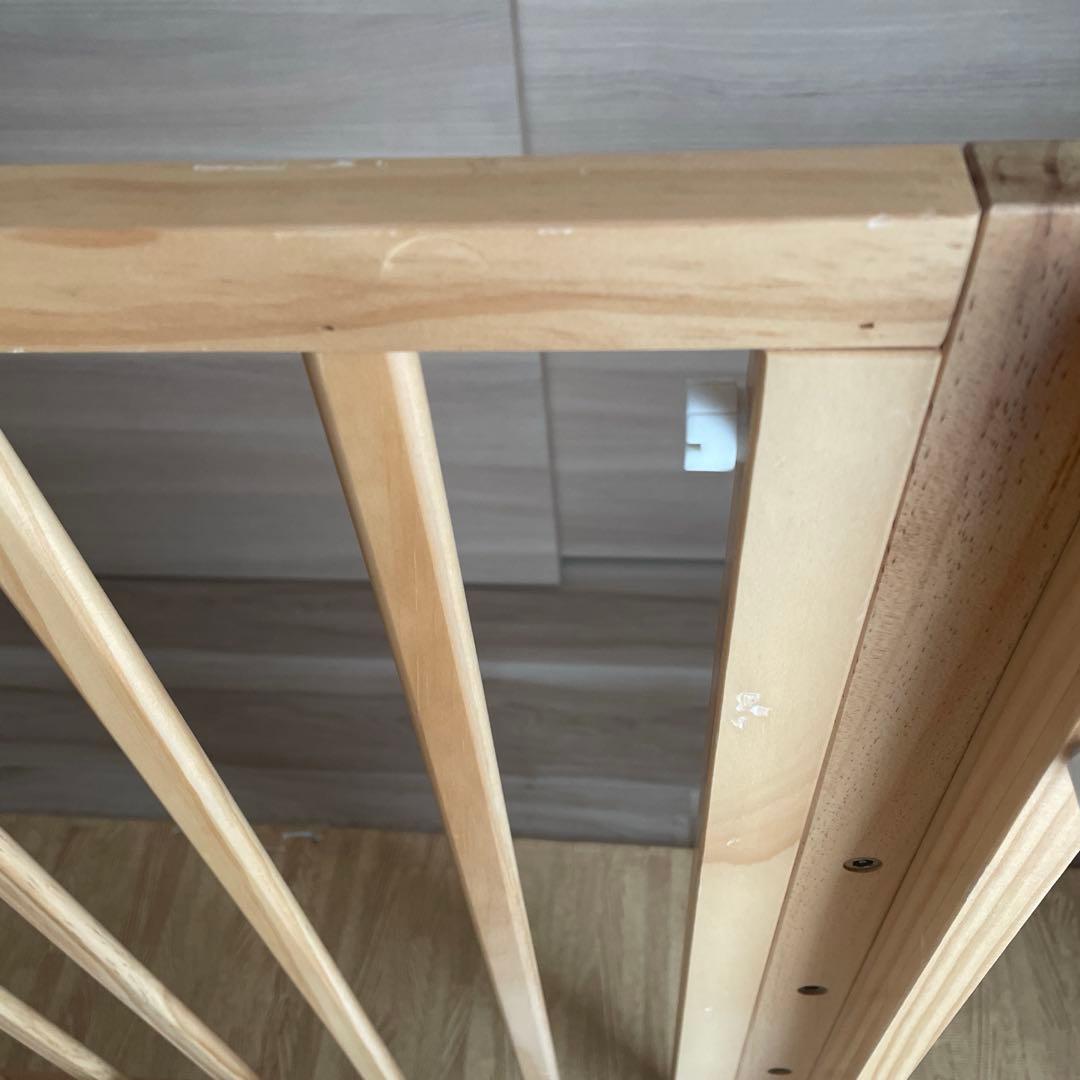 ベビーベッド トール　Wオープン　大和屋 ナチュラル yamatoya