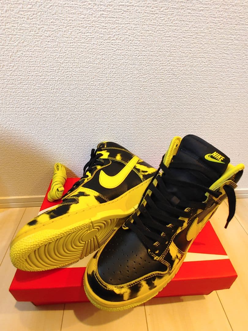 NIKE DUNK HIGH 1985 SP 黄×黒 　(未使用)　28.5