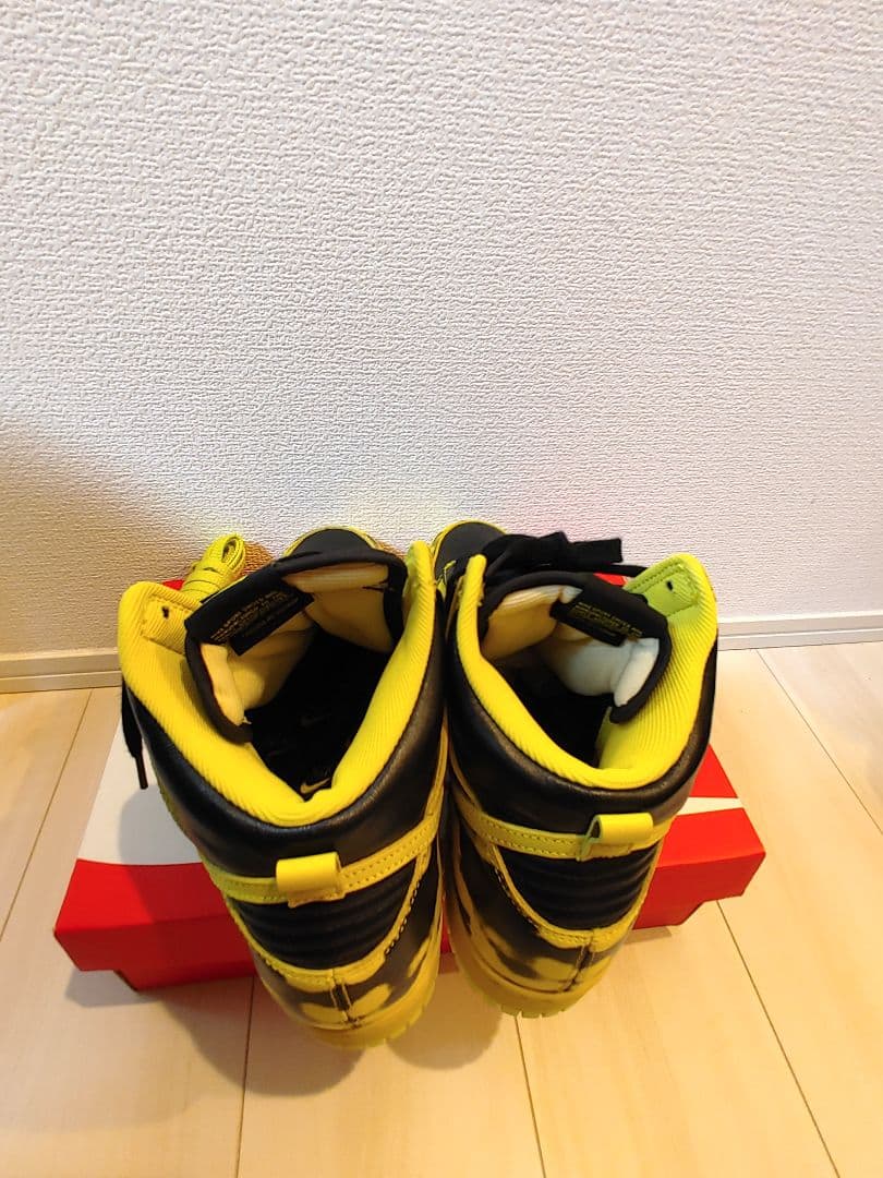 NIKE DUNK HIGH 1985 SP 黄×黒 　(未使用)　28.5
